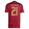 Maillot de Supporter Belgique Castagne 21 Domicile Euro 2024 Pour Homme